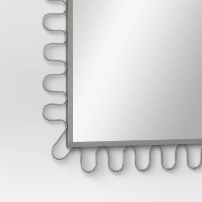 20"x30" Metal Loop Wall Mirror - Room Essentials™ 3 20"x30" Metal Loop Wall Mirror - Room Essentials™ - Image 3
