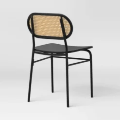 Set Of 2 Woven Back Metal Dining Chair Black - Room Essentials™ 8 Set Of 2 Woven Back Metal Dining Chair Black - Room Essentials™ -RoomEssentials Sales Store GUEST 0d77ae0c bb5e 444c 87ff 634e55a38a0b