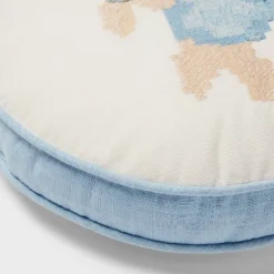 Flower Round Decorative Throw Pillow Light Blue - Room Essentials™ -RoomEssentials Sales Store GUEST 15693f03 8d83 446c a72f b4e663115820