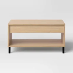 Mixed Materials Wood And Metal Lift Top Coffee Table With Storage Natural Wood - Room Essentials™ -RoomEssentials Sales Store GUEST 1f3f912b 8af7 4c3d 8a2a 5dddef217475