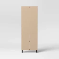 Mixed Material Library Bookcase With Doors Natural Wood - Room Essentials™ -RoomEssentials Sales Store GUEST 23b74d86 cbfd 400d be35 9dbee8824b78