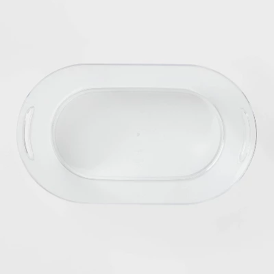 4gal Plastic Beverage Tub - Room Essentials™: Clear Drink Bucket, Ice Bucket, Dishwasher-Safe 2 4gal Plastic Beverage Tub - Room Essentials™: Clear Drink Bucket, Ice Bucket, Dishwasher-Safe - Image 2