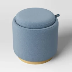 Round Upholstered Storage Ottoman - Room Essentials™ -RoomEssentials Sales Store GUEST 25ec3a51 5242 4bf1 a4dc 8a42491eb695