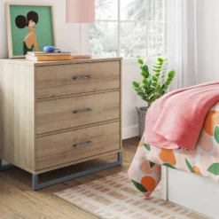 Mixed Material 3 Drawer Dresser - Room Essentials™ -RoomEssentials Sales Store GUEST 2ac59a8a 34a8 4a1e 9c55 f41f99711a8d