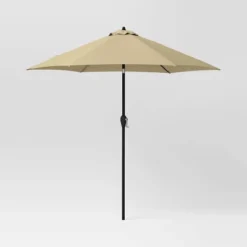 9'x9' Patio Market Umbrella - Black Pole - Room Essentials™ -RoomEssentials Sales Store GUEST 360130ed 5293 44e5 badc e5a29898f7ee