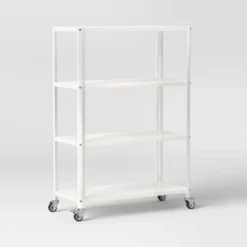 44" 3 Shelf Metal Rolling Bookcase - Room Essentials™ -RoomEssentials Sales Store GUEST 363c5164 81ff 4a57 a319 2ca6102094a4