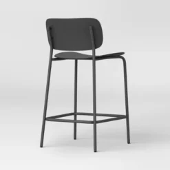 Set Of 2 24" Molded Plastic With Metal Base Counter Height Barstool Black - Room Essentials™ -RoomEssentials Sales Store GUEST 37eafc9c d36b 4d99 bb6a 338a6e30bbea