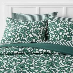 Floral Printed Microfiber Reversible Comforter & Sheets Set Dark Green - Room Essentials™ 13 Floral Printed Microfiber Reversible Comforter & Sheets Set Dark Green - Room Essentials™ -RoomEssentials Sales Store GUEST 3b9a5973 d4a1 463a af2e 3b4ff4b32e85
