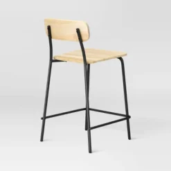 Set Of 2 24" Wood With Metal Base Counter Stool Natural - Room Essentials™ -RoomEssentials Sales Store GUEST 3c8ecb84 55e0 41a7 ad87 52eb020274cc