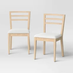 Set O2 Ladder Back Dining Chair With Padded Seat - Room Essentials™ 10 Set O2 Ladder Back Dining Chair With Padded Seat - Room Essentials™ -RoomEssentials Sales Store GUEST 3d1e850a e537 4881 8843 5b3492509260