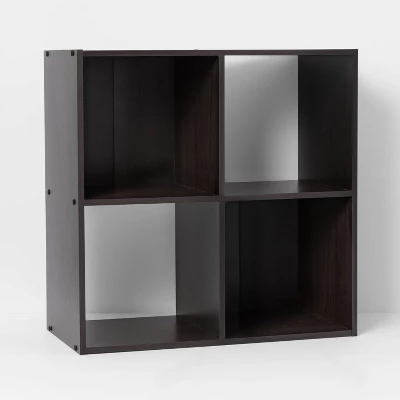 4 Cube Decorative Bookshelf - Room Essentials™ 2 4 Cube Decorative Bookshelf - Room Essentials™ - Image 2