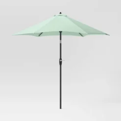 9'x9' Patio Market Umbrella - Black Pole - Room Essentials™ -RoomEssentials Sales Store GUEST 3eaaebf2 fb6c 453a 978c 1aafd47a58b4