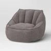Dorm Lounge Chair Heather Gray - Room Essentials™: Polyester Upholstery, Foam Filled, No Assembly Required