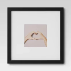 Set Of 9 Gallery Frame Set 10" X 10" Matted To 5" X 5" Black - Room Essentials™ -RoomEssentials Sales Store GUEST 402ddbeb 4a04 4aaf 8256 e361f9fa7418