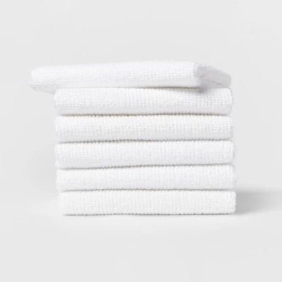6pk Cotton Dishcloths - Room Essentials™ 3 6pk Cotton Dishcloths - Room Essentials™ - Image 3