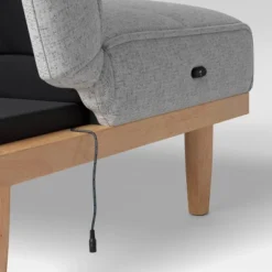 Convertible Sofa Bed Gray - Room Essentials™ -RoomEssentials Sales Store GUEST 476f9189 1c49 4f66 b1f6 58edb78c34b6