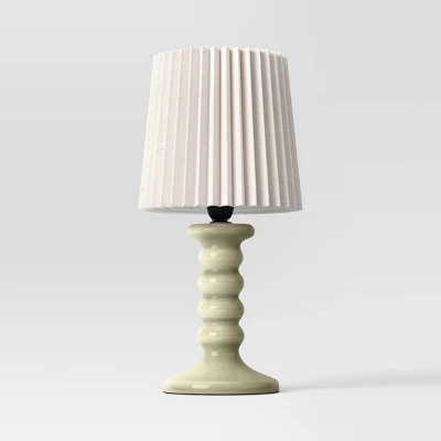 Mini Stick Table Lamp With Pleated Shade - Room Essentials™ 4 Mini Stick Table Lamp With Pleated Shade - Room Essentials™ - Image 4