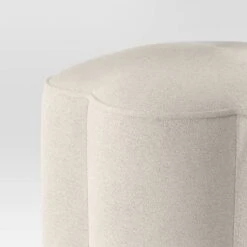 Scalloped Upholstered Ottoman - Room Essentials™ -RoomEssentials Sales Store GUEST 635736e6 a717 45dc 90df fe88b146b38e
