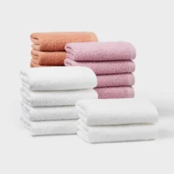 18pk Everyday Washcloths - Room Essentials™ -RoomEssentials Sales Store GUEST 6385c6be dcc5 4cdd b1f7 6a685aa84311