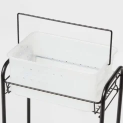 Bathroom Storage Cart Black - Room Essentials™ -RoomEssentials Sales Store GUEST 675453d0 07b7 412f 82d7 9f5651c4fa58