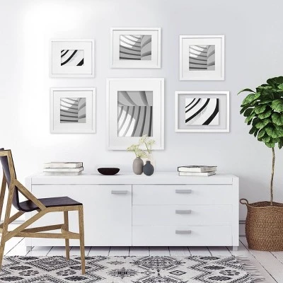 12" X 12" Matted To 8" X 8" Thin Gallery Frame - Room Essentials 4 12" X 12" Matted To 8" X 8" Thin Gallery Frame - Room Essentials - Image 4