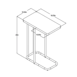 Mixed Material Wood And Metal Rectangle Top C Table Natural Wood - Room Essentials™ -RoomEssentials Sales Store GUEST 73cc377a a4d9 49ac be74 91a89483796a