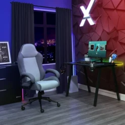 Swivel Dorm Gaming Chair Gray - Room Essentials™: Upholstered Computer Desk Chair, Adjustable, Fixed Arms 23 Swivel Dorm Gaming Chair Gray - Room Essentials™: Upholstered Computer Desk Chair, Adjustable, Fixed Arms -RoomEssentials Sales Store GUEST 75a0223a 59fc 42b8 b493 3314c83de139