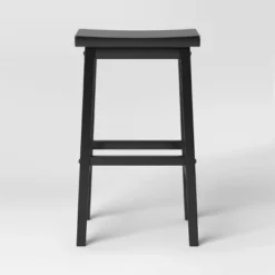 Set Of 2 29" Solid Wood Saddle Backless Barstool - Room Essentials™ -RoomEssentials Sales Store GUEST 79a59926 7c8c 42fc bea6 6d91e00c99f3