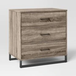 Mixed Material 3 Drawer Dresser - Room Essentials™ -RoomEssentials Sales Store GUEST 94347957 ed8d 495b ac18 39542a4392ab
