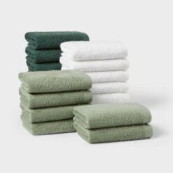 18pk Everyday Washcloths - Room Essentials™ -RoomEssentials Sales Store GUEST 986b6811 4541 45b6 b652 08e6c15d04b4