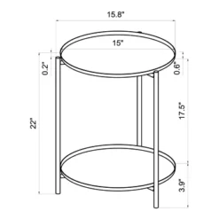 Metal Small Side Table With Shelf Black - Room Essentials™ 7 Metal Small Side Table With Shelf Black - Room Essentials™ -RoomEssentials Sales Store GUEST 993d4700 d34b 449a 8baa 1239a6d85a06