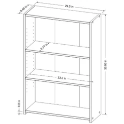 3 Shelf Bookcase - Room Essentials™ -RoomEssentials Sales Store GUEST 9ed5b68c d44f 47e2 a30a 58dc0e809a8d