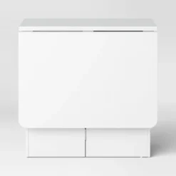 Drop Leaf Dining Table With Storage Shelves White - Room Essentials™ -RoomEssentials Sales Store GUEST a2c4d422 bcb3 4f7f bc17 4c9ebd4a053a