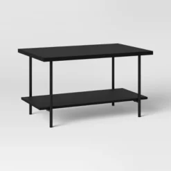 Wood And Metal Coffee Table With Storage Shelf - Room Essentials™ -RoomEssentials Sales Store GUEST a490316f d5b4 45c9 845d 3ab5f1fe6397