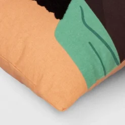 Square Woman With Pink Sunglasses Embroidered Cotton Square Throw Pillow Orange - Room Essentials™ -RoomEssentials Sales Store GUEST a6f6b4fe 8856 4da1 a756 896c58a74149