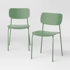 Set Of 2 Molded Plastic With Metal Base Dining Chair - Room Essentials™ -RoomEssentials Sales Store GUEST ad78a48c 3238 4b2d a265 ea5597ad9db2