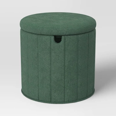 Folding Round Storage Ottoman - Room Essentials™ 7 Folding Round Storage Ottoman - Room Essentials™ - Image 7
