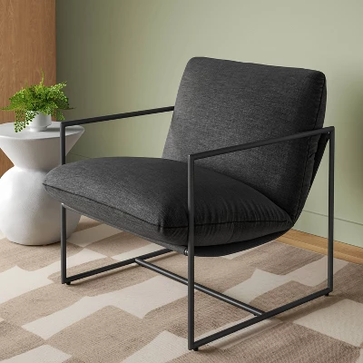 Metal Framed Sling Dorm Chair - Room Essentials™ 1 Metal Framed Sling Dorm Chair - Room Essentials™
