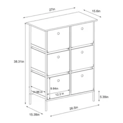 Fabric 6-Bin Tall Vertical Dresser Black Frame - Room Essentials™ 11 Fabric 6-Bin Tall Vertical Dresser Black Frame - Room Essentials™ -RoomEssentials Sales Store GUEST afc14edf 7c8e 459e bac2 9d1fd06b6f4f