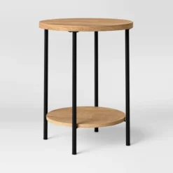 Wood And Metal Round End Table - Room Essentials™ 11 Wood And Metal Round End Table - Room Essentials™ -RoomEssentials Sales Store GUEST b471152e 3324 4b45 a184 e540cd26a19b