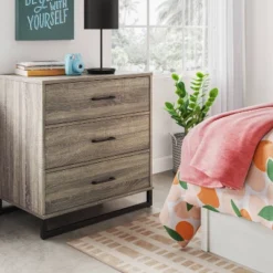Mixed Material 3 Drawer Dresser - Room Essentials™