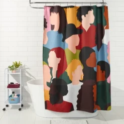 āAll Together' Shower Curtain - Room Essentialsā¢