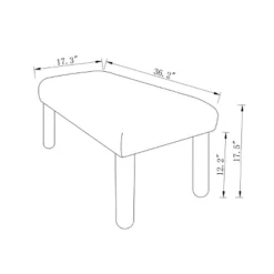 Upholstered Bench Rust Boucle - Room Essentials™ -RoomEssentials Sales Store GUEST c2d31e62 c053 4645 9e96 504186aa77a2