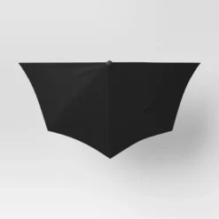 7.813'x8.83' Half Circle Patio Umbrella - Black Pole - Room Essentials™ -RoomEssentials Sales Store GUEST c41ed08d 2fd8 43a9 b57e d0a270ae4cf9