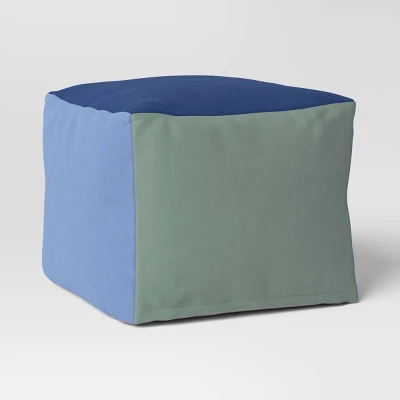 Color Block Dorm Pouf - Room Essentials™ 5 Color Block Dorm Pouf - Room Essentials™ - Image 5
