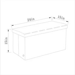 24" Collapsible Dorm Storage Ottoman - Room Essentials™ -RoomEssentials Sales Store GUEST cce5ec51 2c9f 4374 ade0 0691e3fd3f9a