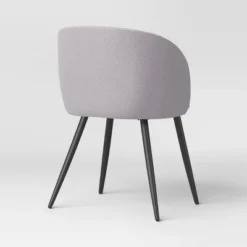 Set Of 2 Upholstered Barrel Back Dining Chairs With Metal Base Dining Chair Gray - Room Essentials™ -RoomEssentials Sales Store GUEST d6dd121a cf0a 446d b4b2 b2363f6952a9