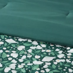 Floral Printed Microfiber Reversible Comforter & Sheets Set Dark Green - Room Essentials™ 9 Floral Printed Microfiber Reversible Comforter & Sheets Set Dark Green - Room Essentials™ -RoomEssentials Sales Store GUEST df79204e d53f 4796 9fc1 6fecf011d658