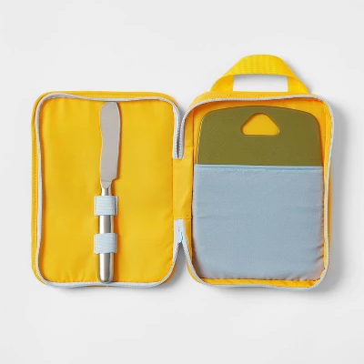 On The Go Cutting Board And Cheese Knife Set - Room Essentials™ 2 On The Go Cutting Board And Cheese Knife Set - Room Essentials™ - Image 2