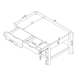 Scandi Coffee Tables Table With Drawers Natural - Room Essentials™ -RoomEssentials Sales Store GUEST e2790588 e642 4f01 a1d8 5f61bd34b1e1